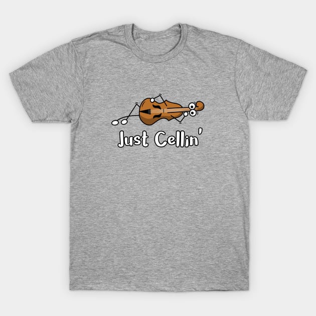 Just Cellin' Funny Cello Pun T-Shirt by imotvoksim